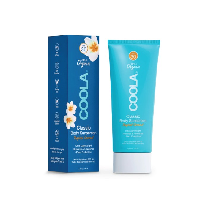 COOLA - LOZIONE SOLARE CORPO BIOLOGICA CLASSICA SPF 30 COCCO TROPICALE