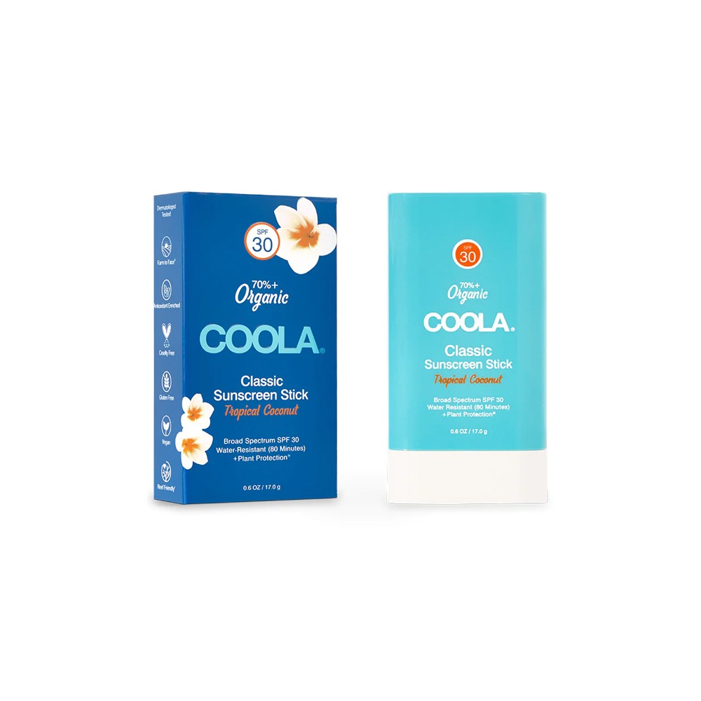 COOLA -  CLASSIC ORGANIC SUNSCREEN STICK SPF 30 TROPICAL COCONUT