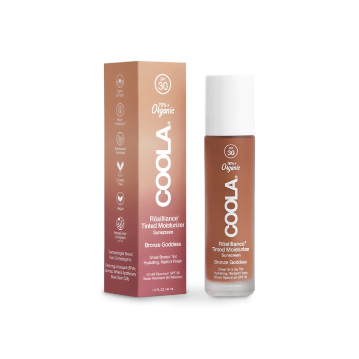 COOLA - RŌSILLIANCE CREMA IDRATANTE COLORATA CON PROTEZIONE SOLARE BRONZE GODDESS BIOLOGICA SPF 30