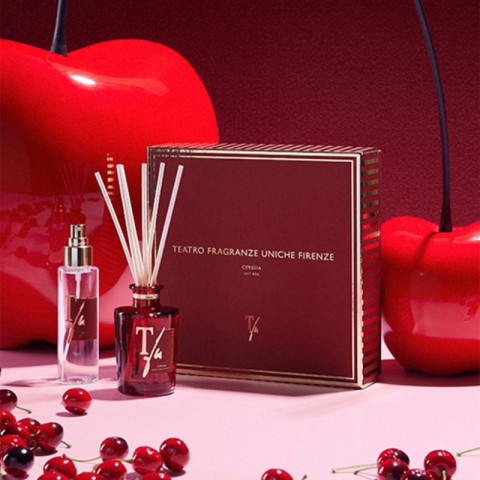 TEATRO FRAGRANZE - MELOGRANO DIFFUSORE CON BASTONCINI + SPRAY TESSUTO