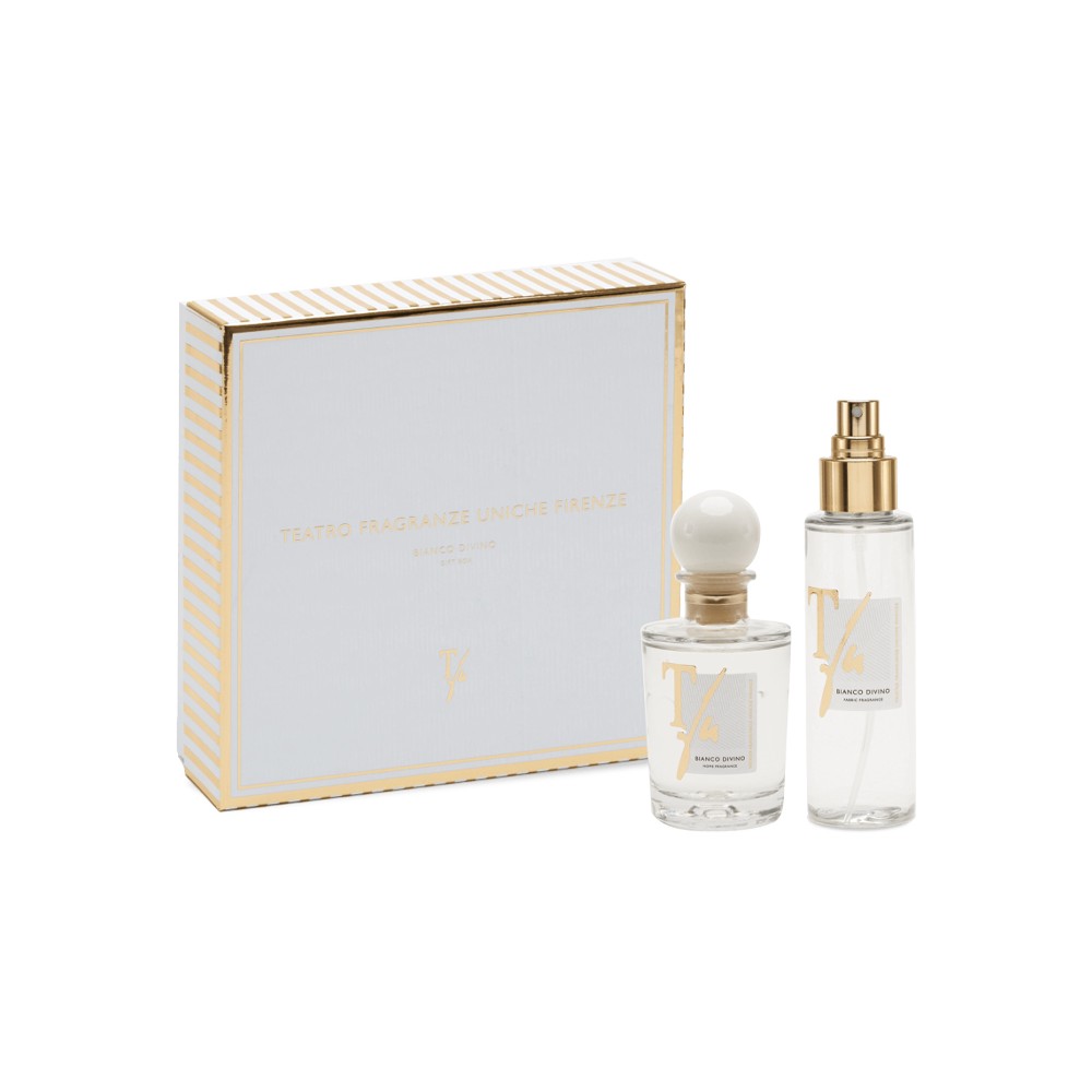 TEATRO FRAGRANZE - BIANCO DIVINO DIFFUSORE + SPRAY TESSUTO