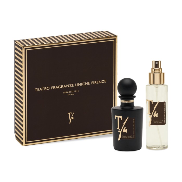 TEATRO FRAGRANZE - TABACCO 1815 DIFFUSORE + SPRAY TESSUTO