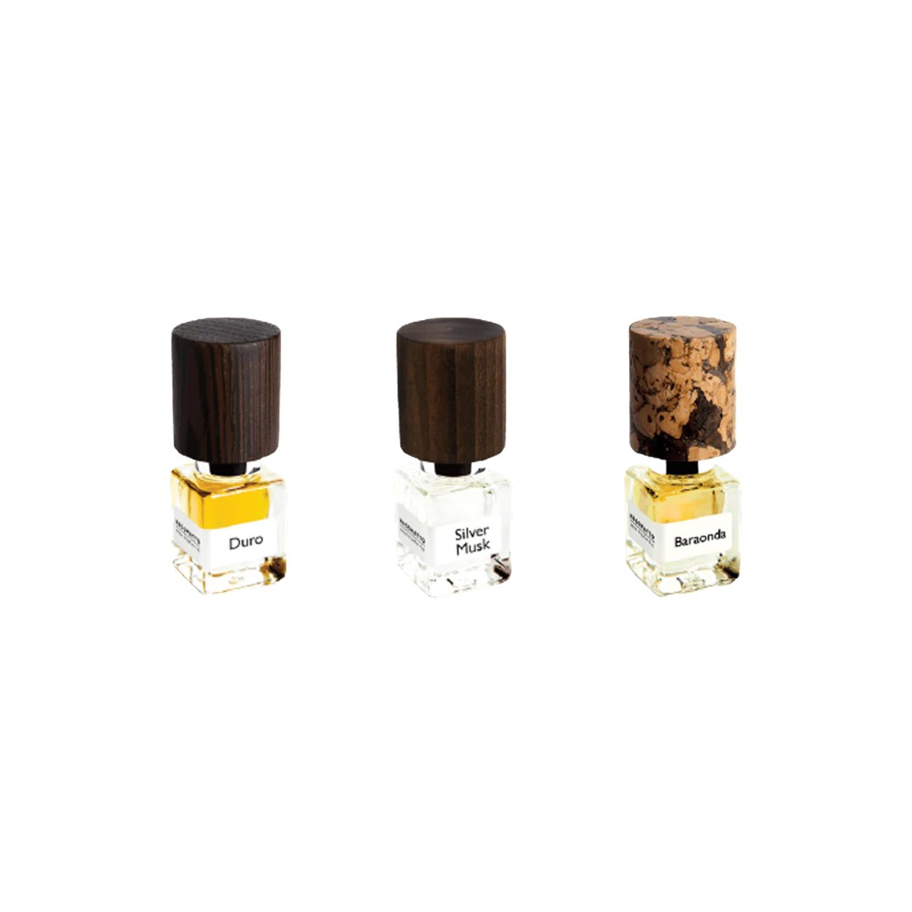 NASOMATTO - SET  "TTO"  DURO,SILVER MUSK,BARAONDA 3X4ml