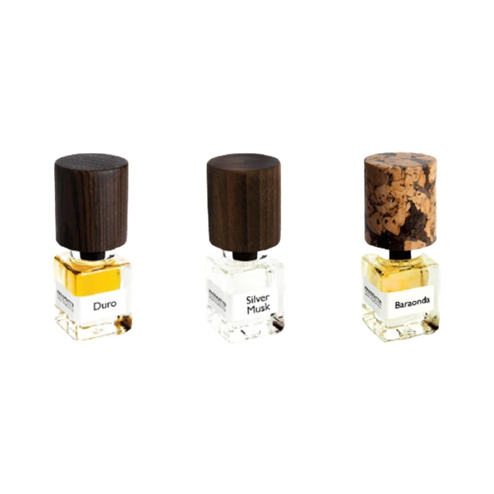 NASOMATTO - SET  "TTO"  DURO,SILVER MUSK,BARAONDA 3X4ml
