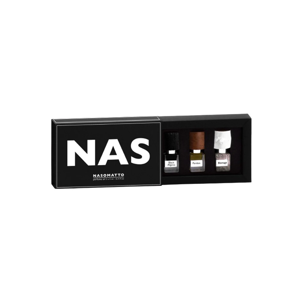 NASOMATTO - SET "NAS " BLACK AFGANO,PARDON,BLAMAGE 3x4ml
