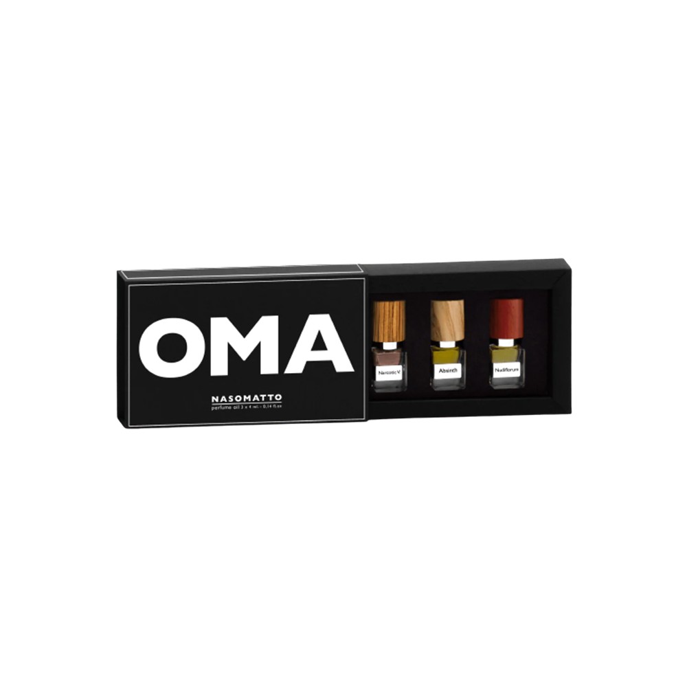 NASOMATTO - SET "OMA" NARCOTIC V, ABSINTH,NUDIFLORUM 3x4ml